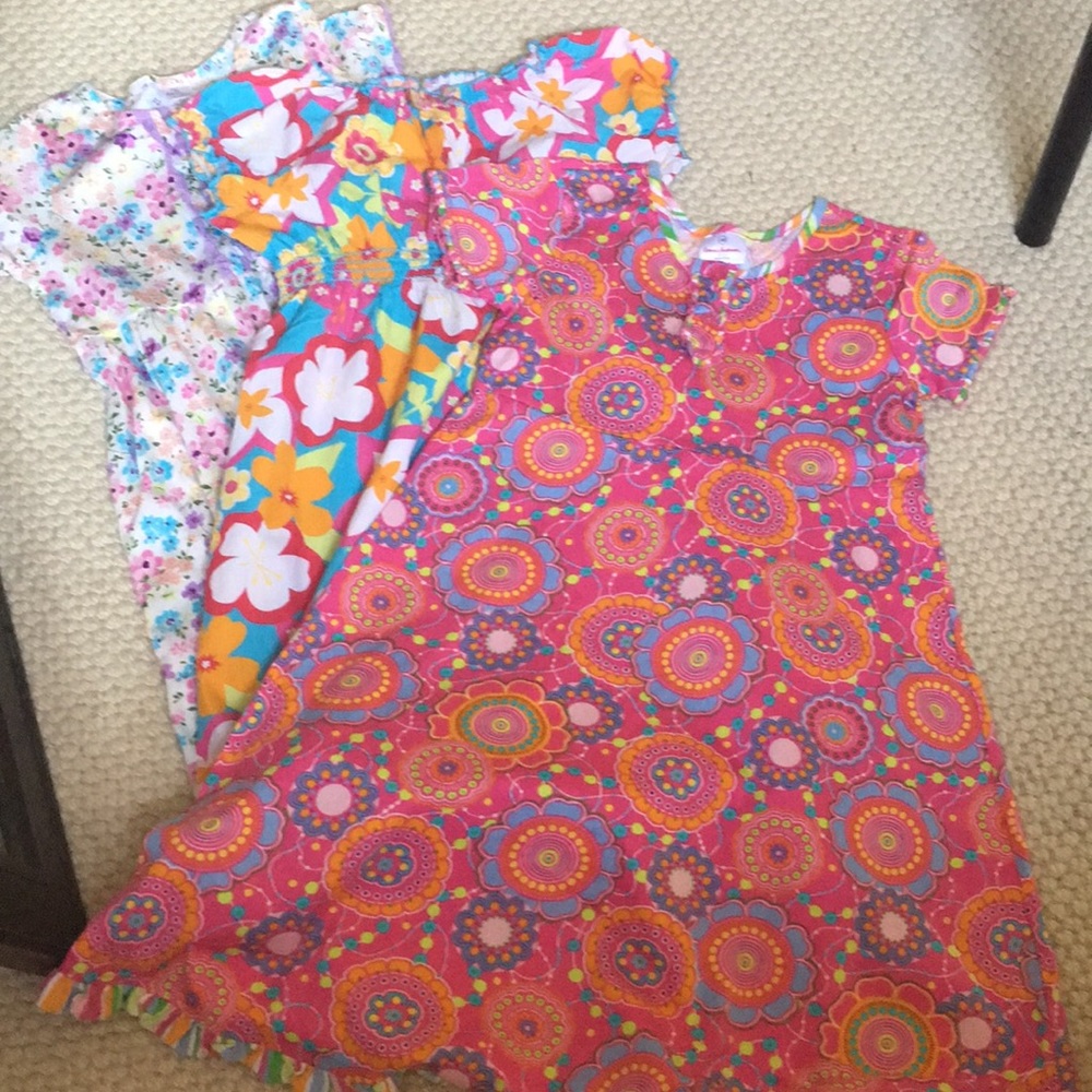 3 Hanna Andersson dresses size 140 = US 9-11 years